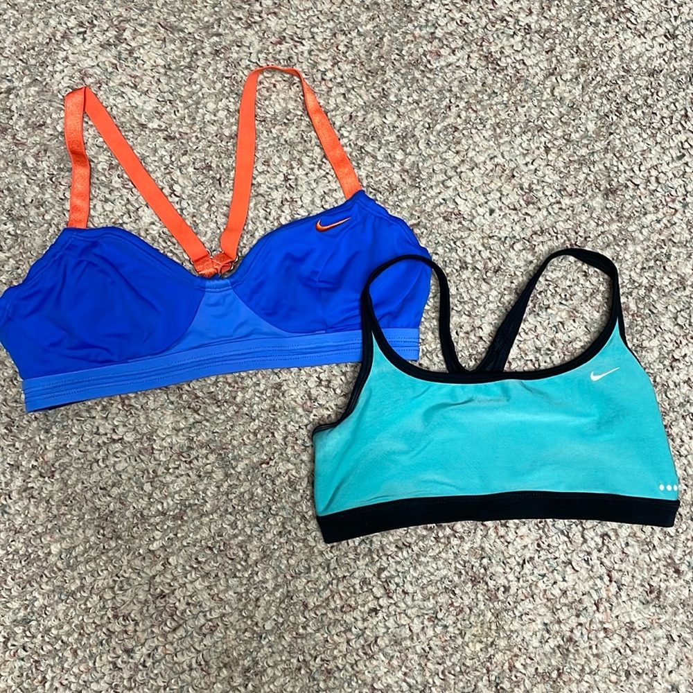 2 Nike swim tops